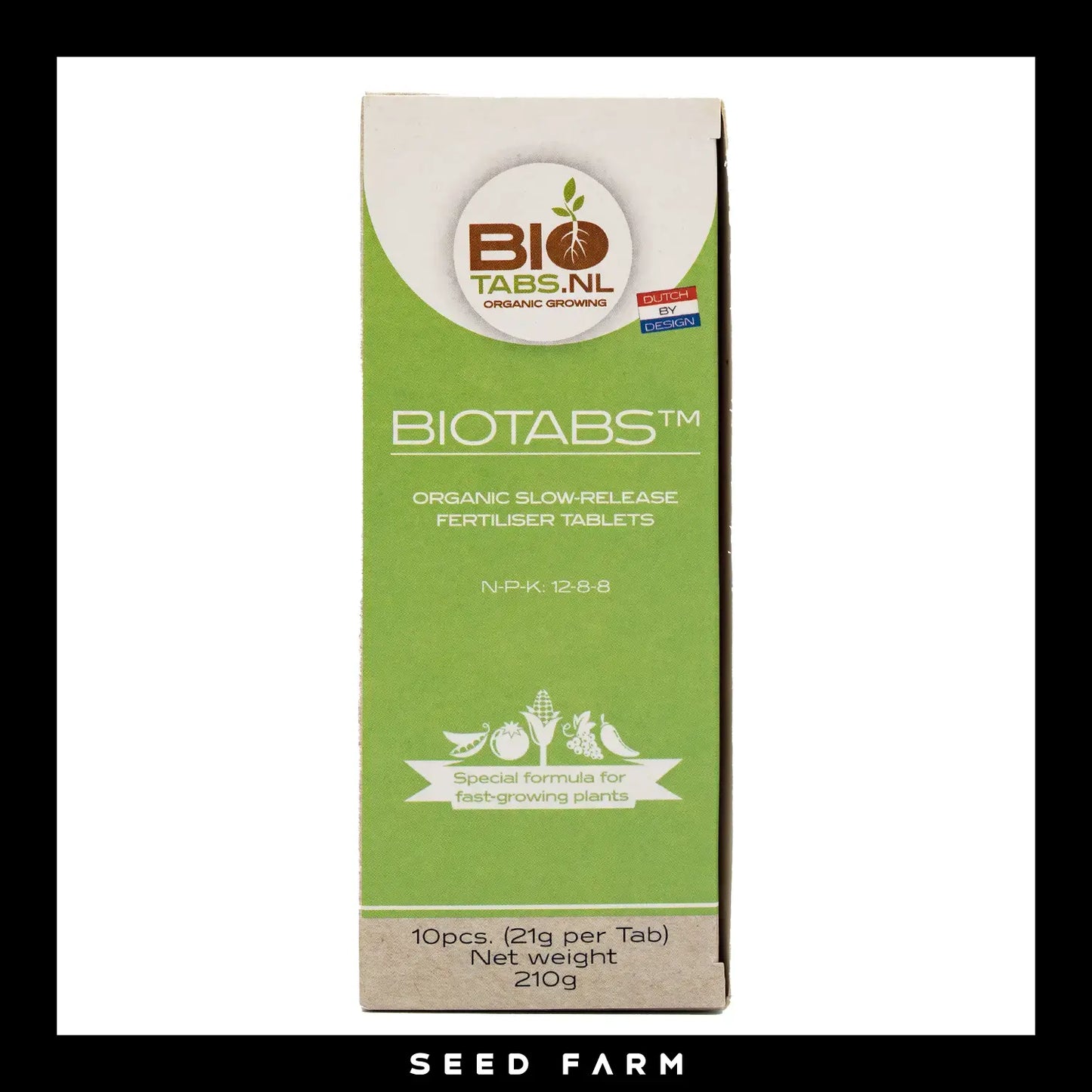 Biotabs, Biotabs, 10 Stück, Verpackung, Vorderansicht