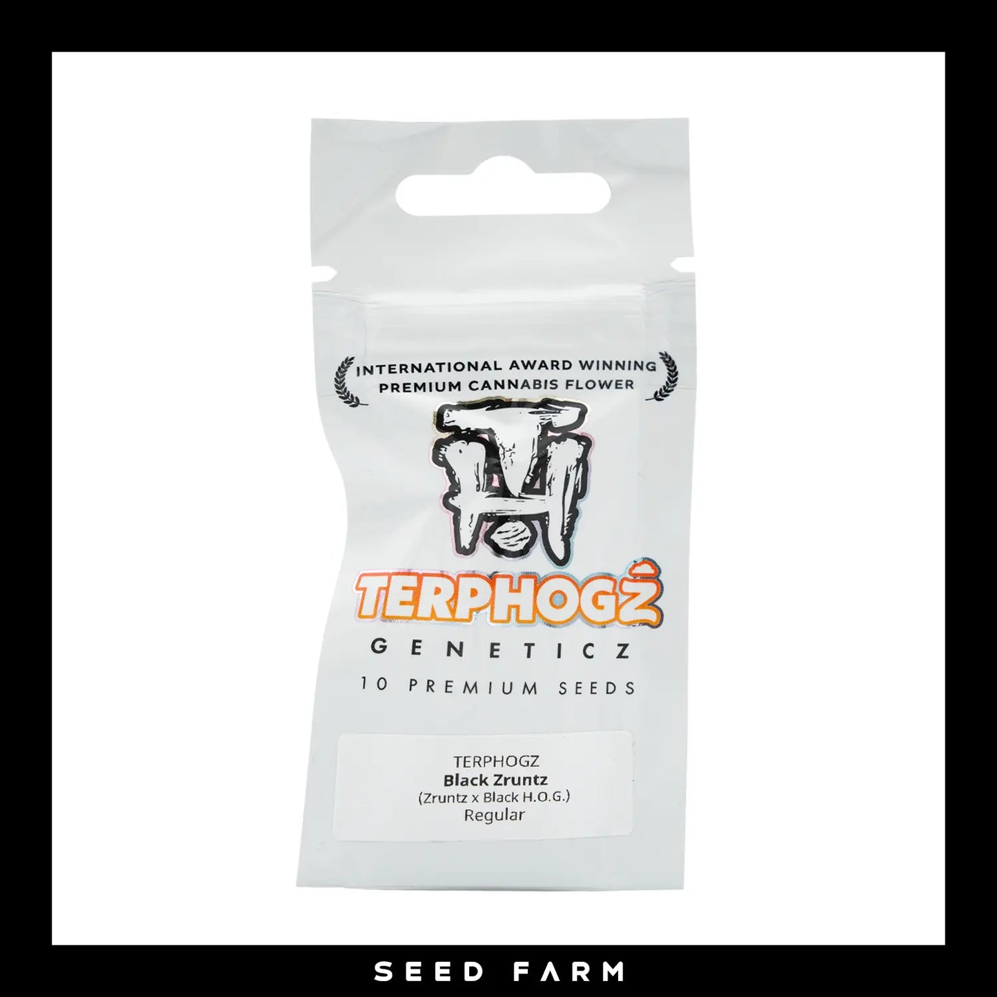 Terphogz, Black Runtz, Regular, 10 Seeds, Verpackung, Vorderansicht