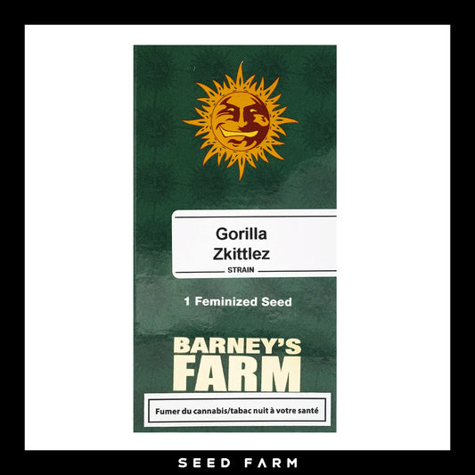 Barneys Farm Gorilla Skittlez feminisierte Cannabis Samen, 1 Stück, Vorderansicht