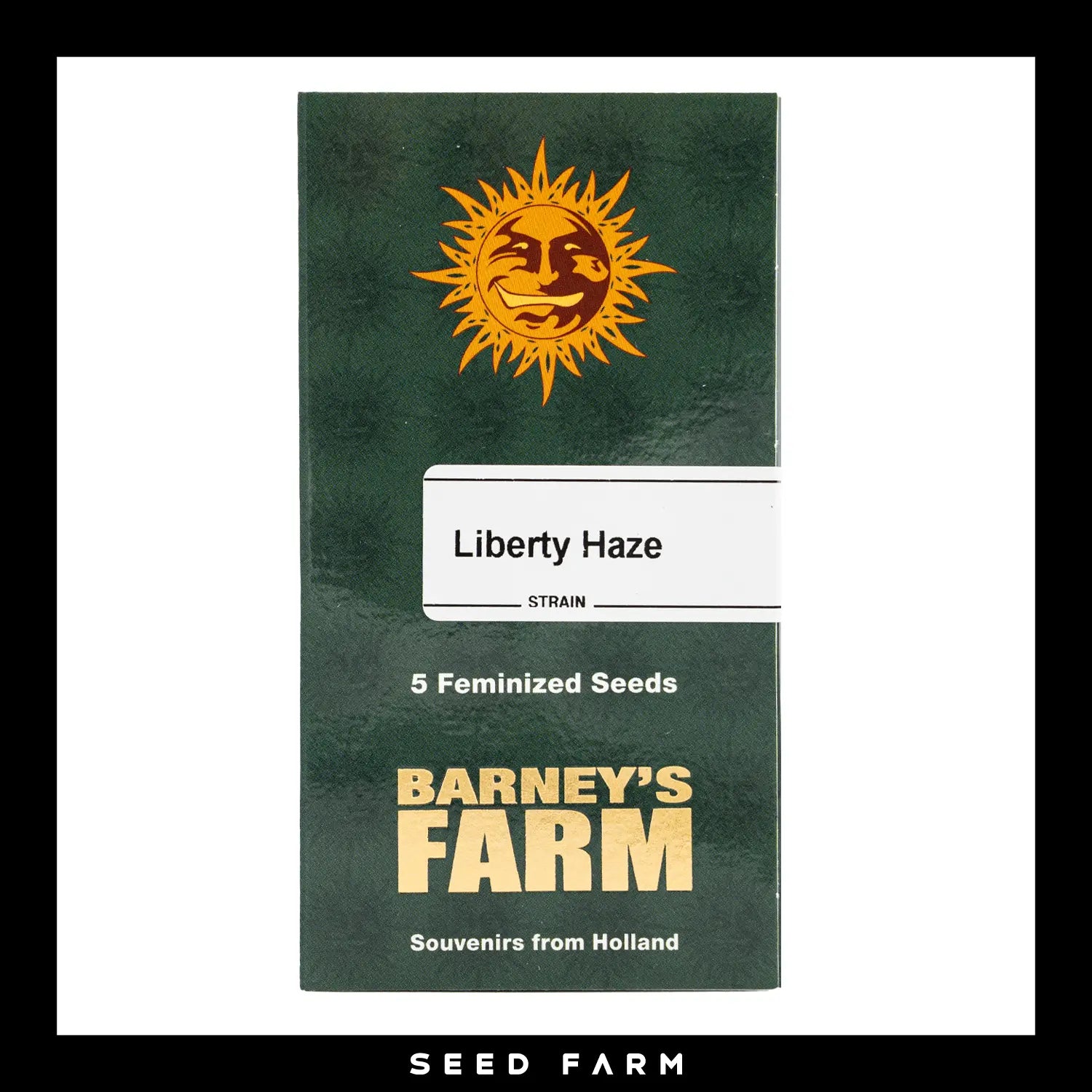 Barneys Farm, Liberty Haze, feminisierte Cannabis Samen, 5 Stück, Vorderansicht