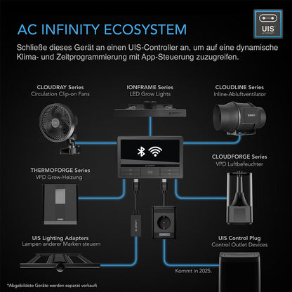 AC Infinity - AI+ Advance Grow Zelt-System | 90x90x180 | 3 Pflanzen