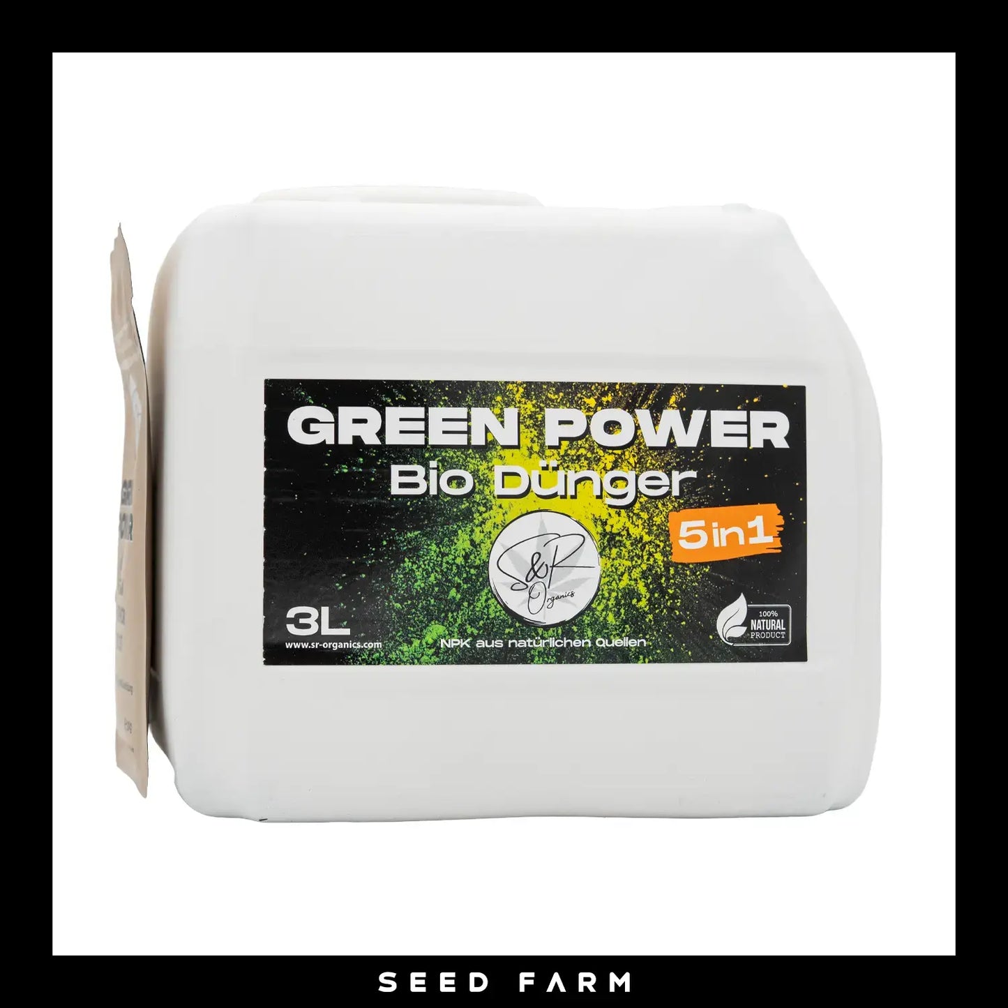 S&amp;R Organics, Green Power, 5in1, 3Liter, Vorderansicht